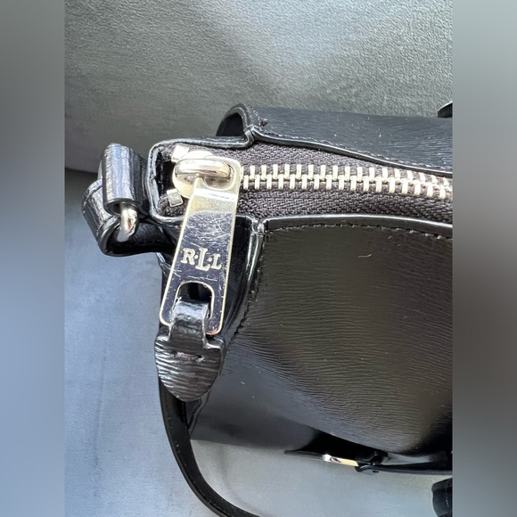 Ralph Lauren Saffiano Leather Satchel with crossbody strap - Picture 4 of 14